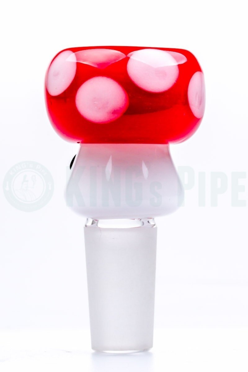 Empire Glassworks - Mushroom Bong Bowl Red