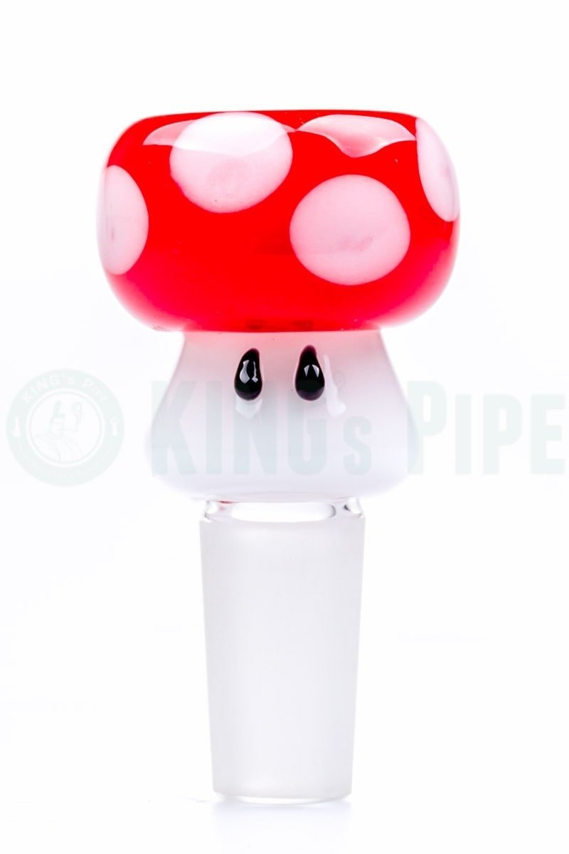 Empire Glassworks - Mushroom Bong Bowl Red