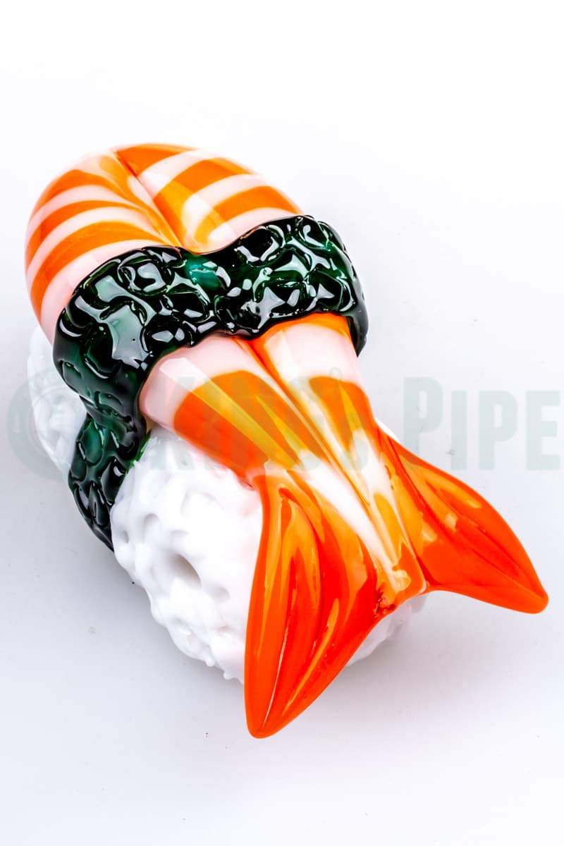 Empire Glassworks - Nigiri Sushi Glass Pipe Shrimp Nigiri