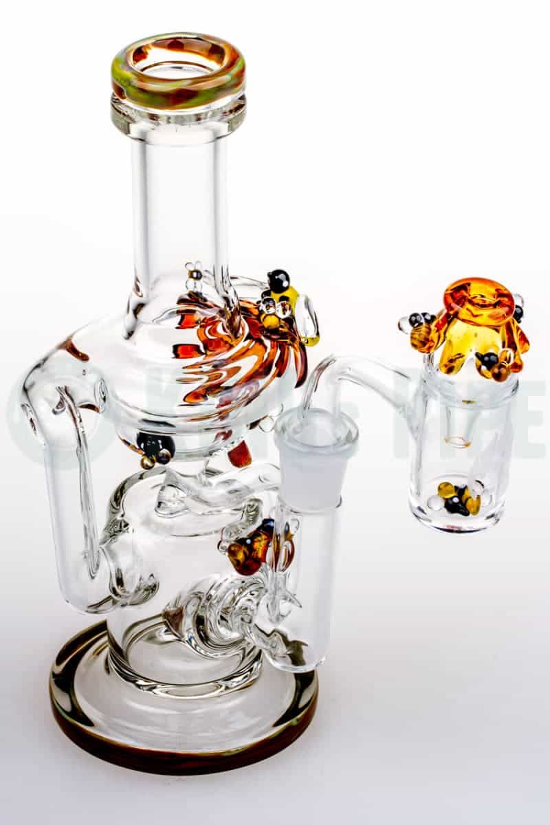 Empire Glassworks - Save the Bee Mini Recycler