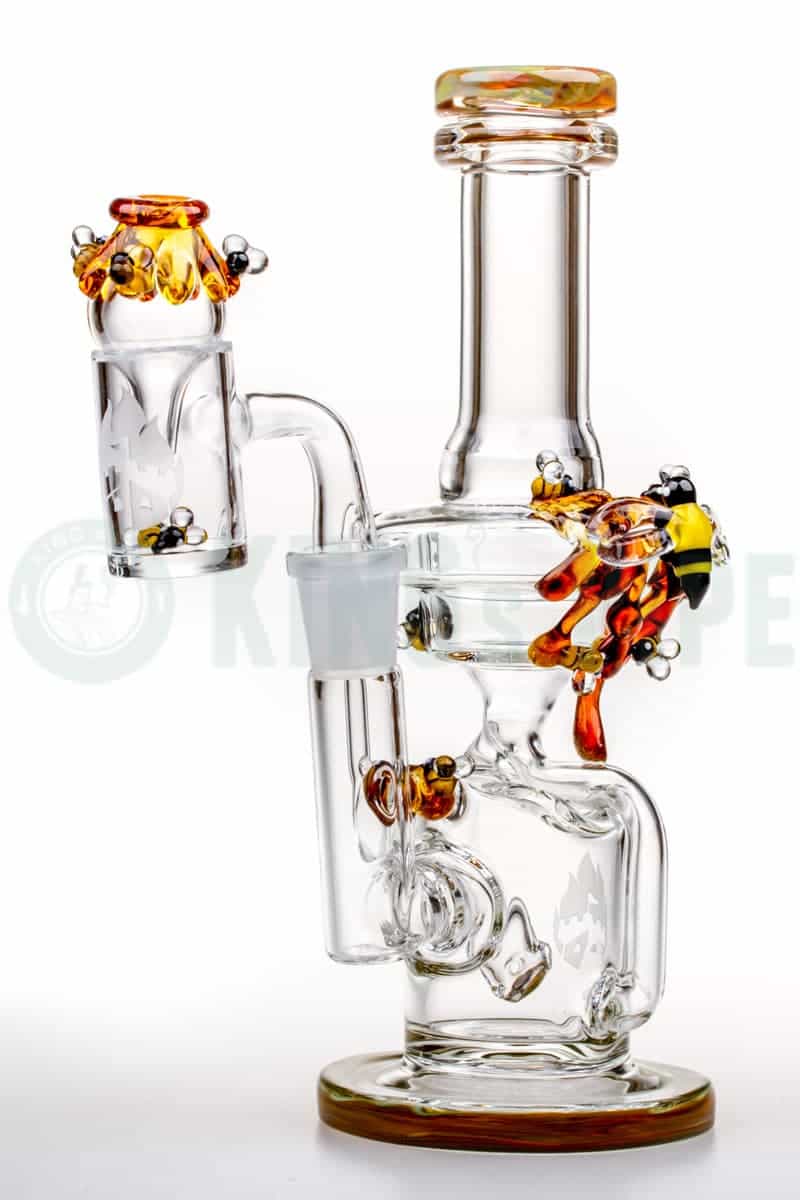 Empire Glassworks - Save the Bee Mini Recycler