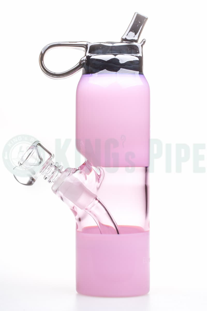 Empire Glassworks - Small Water Bottle Dab Rig Pink