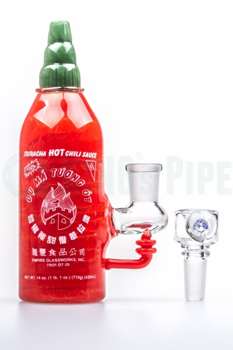 Empire Glassworks - Sriracha Bottle Dab Rig