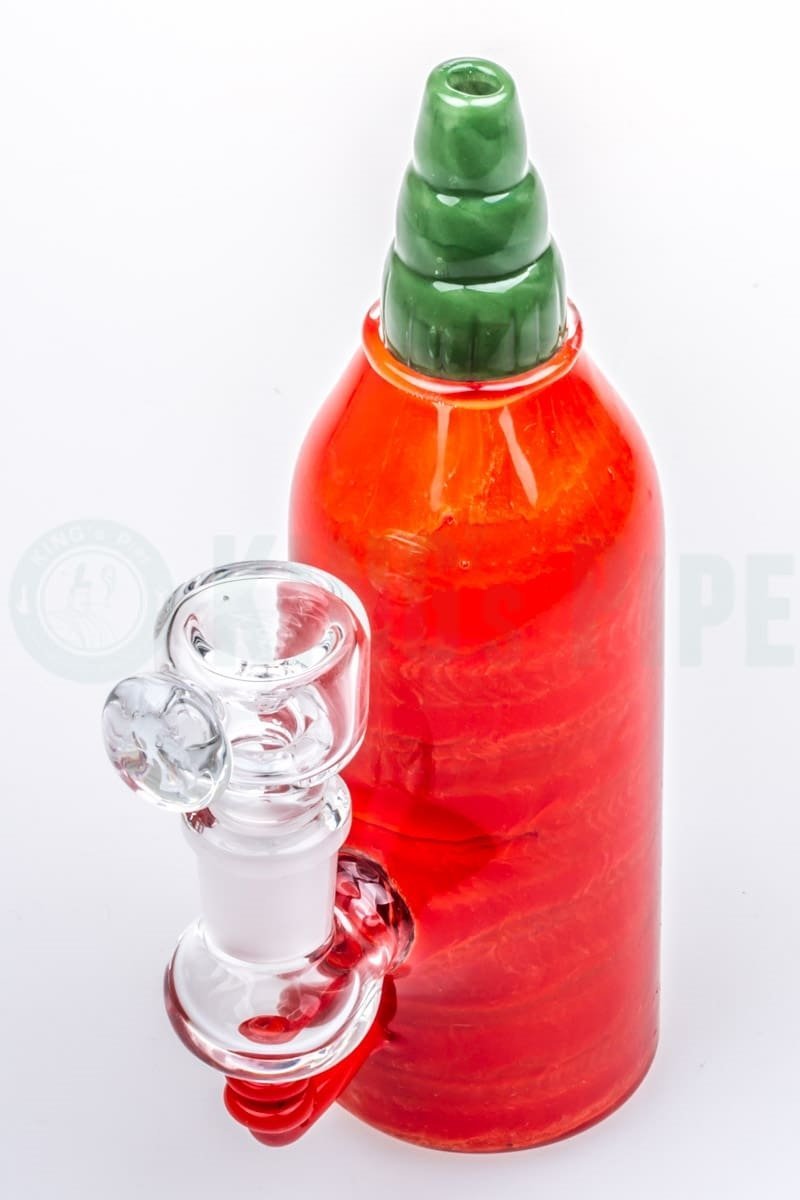 Empire Glassworks - Sriracha Bottle Dab Rig