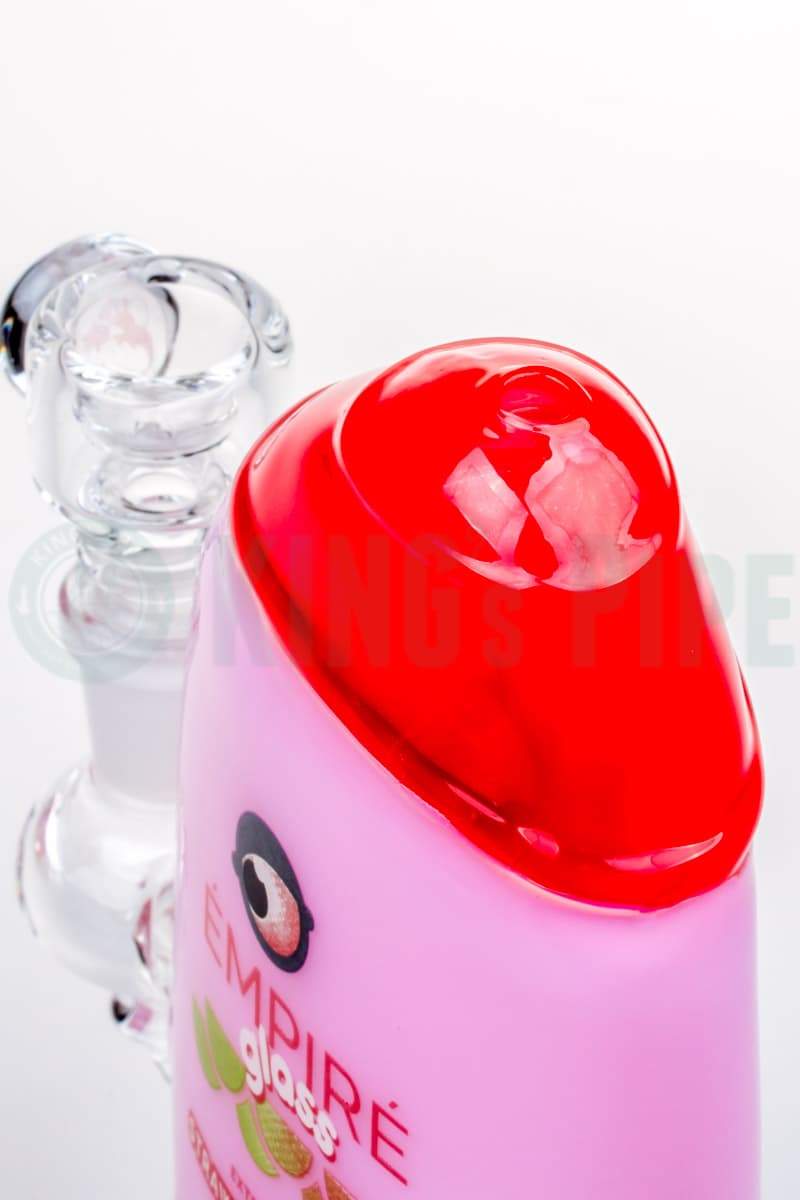 Empire Glassworks - Strawberry Cough Shampoo Bottle Mini Rig