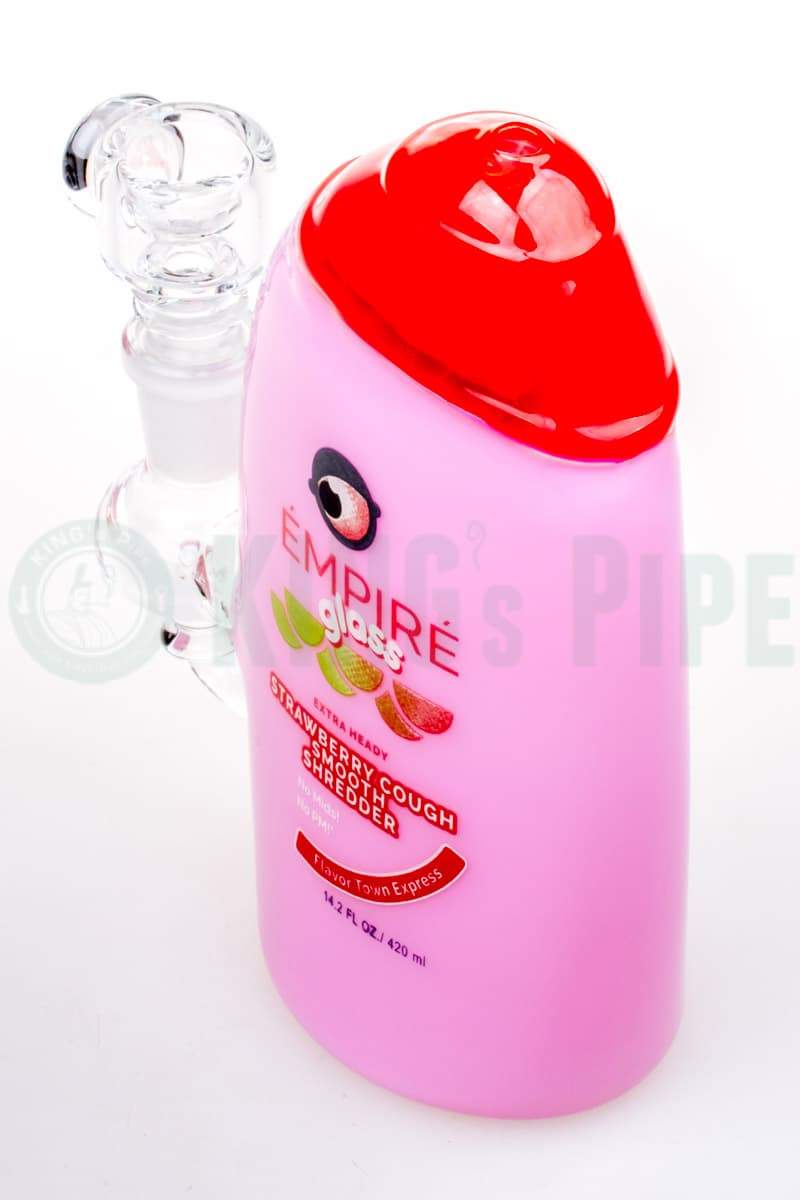 Empire Glassworks - Strawberry Cough Shampoo Bottle Mini Rig