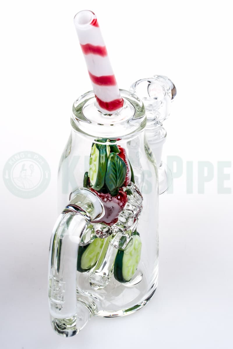 Empire Glassworks - Strawberry Cucumber Detox Cup Dab Rig