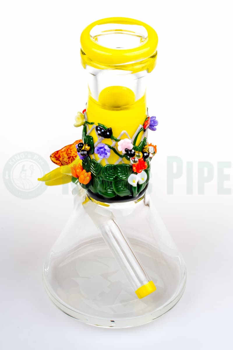 Empire Glassworks - Sunshine Garden Mini Beaker Bong