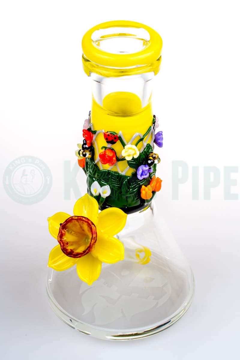 Empire Glassworks - Sunshine Garden Mini Beaker Bong