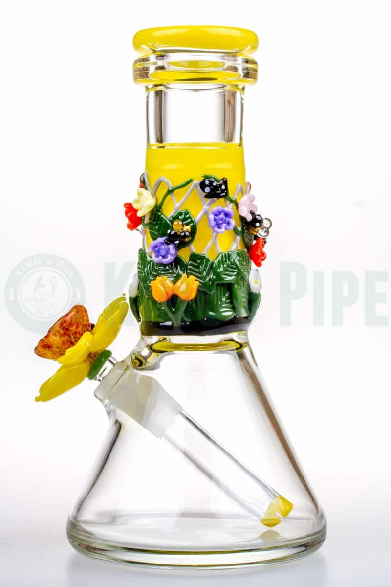 Empire Glassworks - Sunshine Garden Mini Beaker Bong