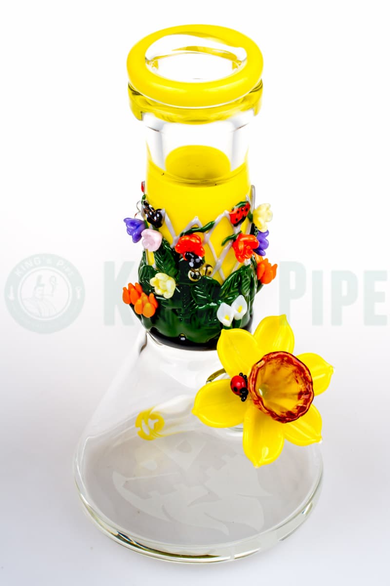 Empire Glassworks - Sunshine Garden Mini Beaker Bong