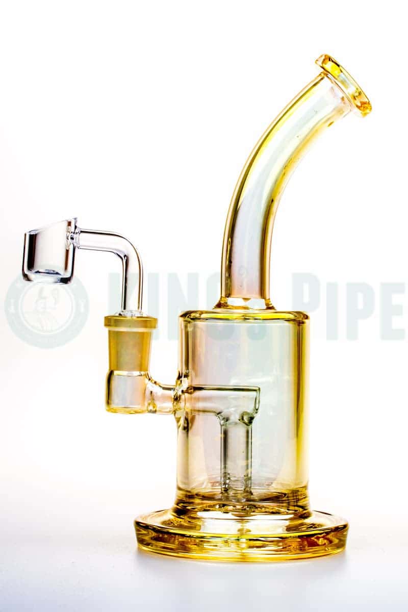 Iridescent Glass Dab Rig Iridescent Gold