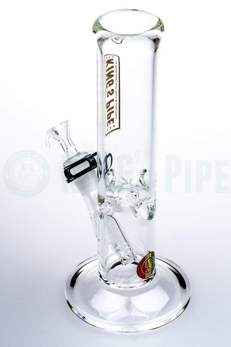 KING&#39;s Pipe Glass - 10&#39;&#39; Glass on Glass Straight Bong