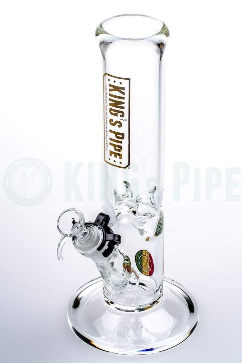 KING&#39;s Pipe Glass - 10&#39;&#39; Glass on Glass Straight Bong