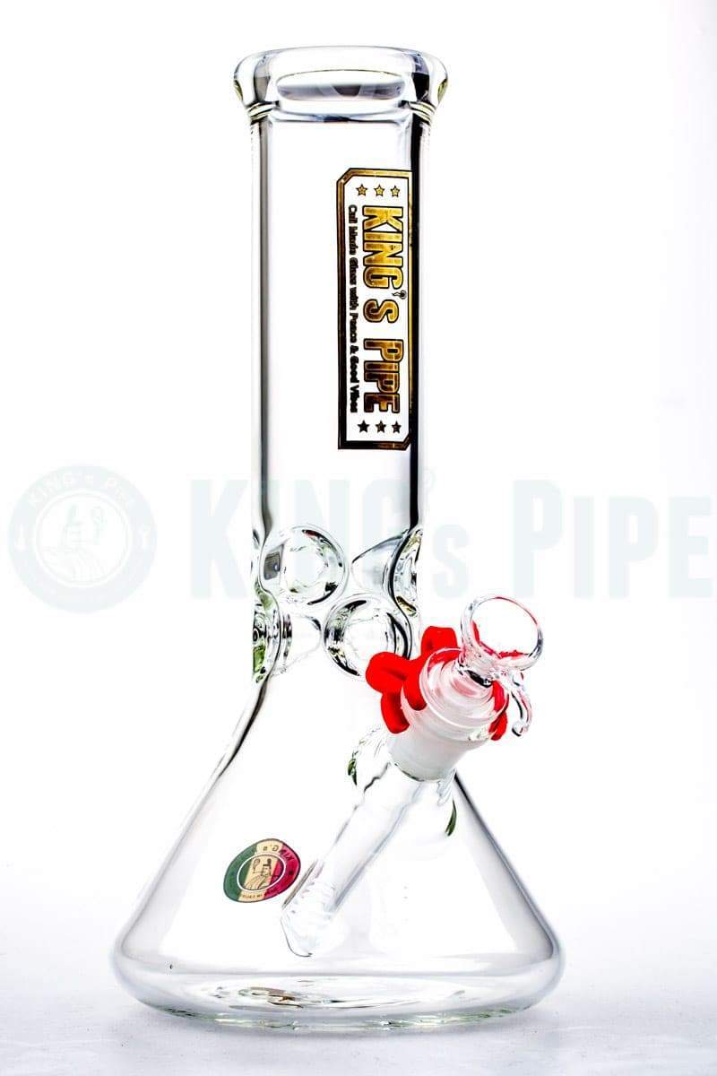 KING's Pipe Glass - 10 inch Glass Beaker Bong