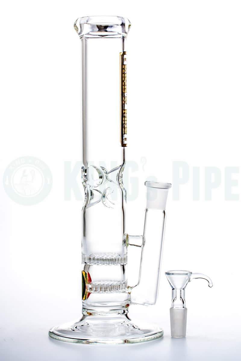 KING&#39;s Pipe Glass - 11&#39;&#39; Double Honeycomb Skinny Bong