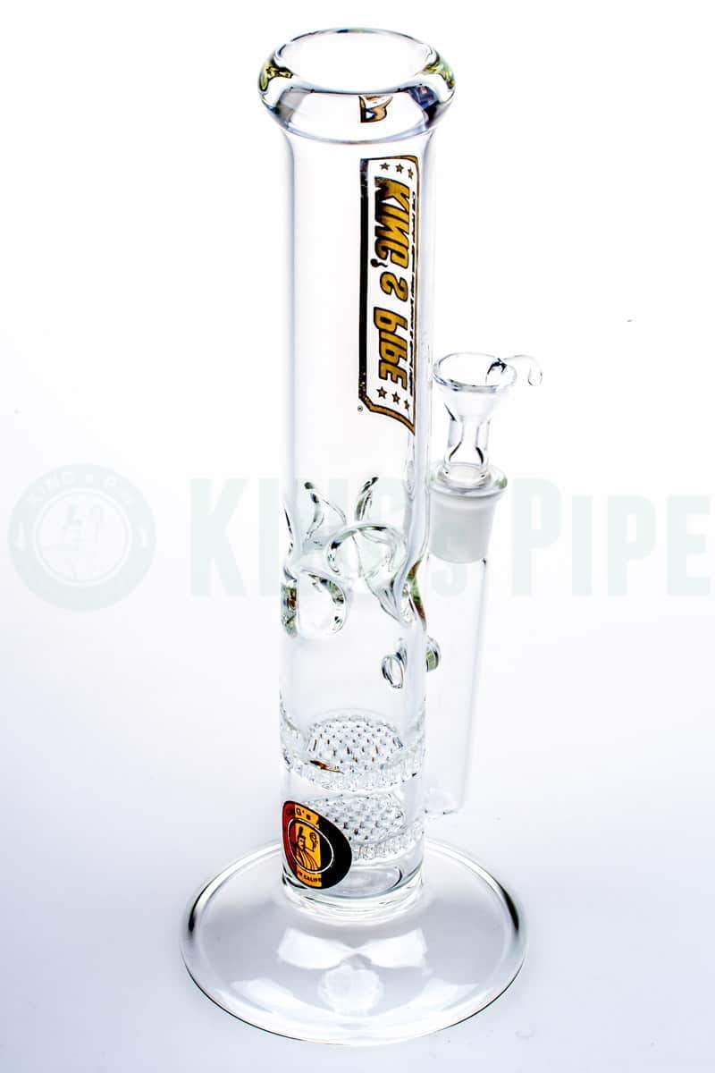 KING&#39;s Pipe Glass - 11&#39;&#39; Double Honeycomb Skinny Bong