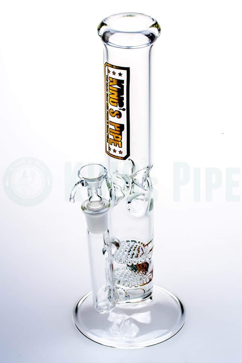 KING&#39;s Pipe Glass - 11&#39;&#39; Double Honeycomb Skinny Bong