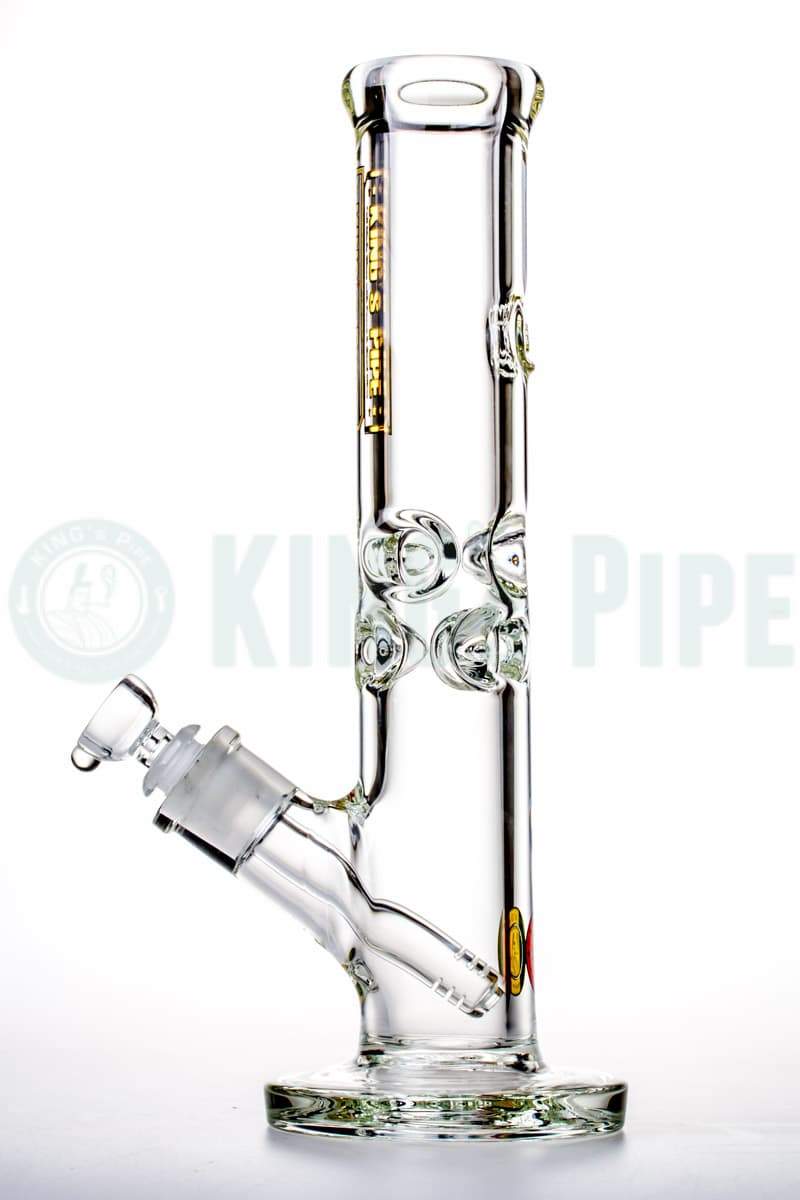 KING&#39;s Pipe Glass - 12&#39;&#39; 9mm Thick Straight Tube Bong