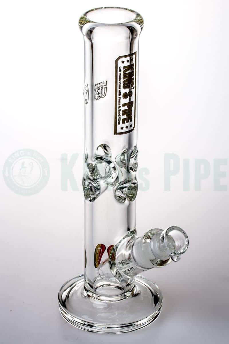 KING&#39;s Pipe Glass - 12&#39;&#39; 9mm Thick Straight Tube Bong