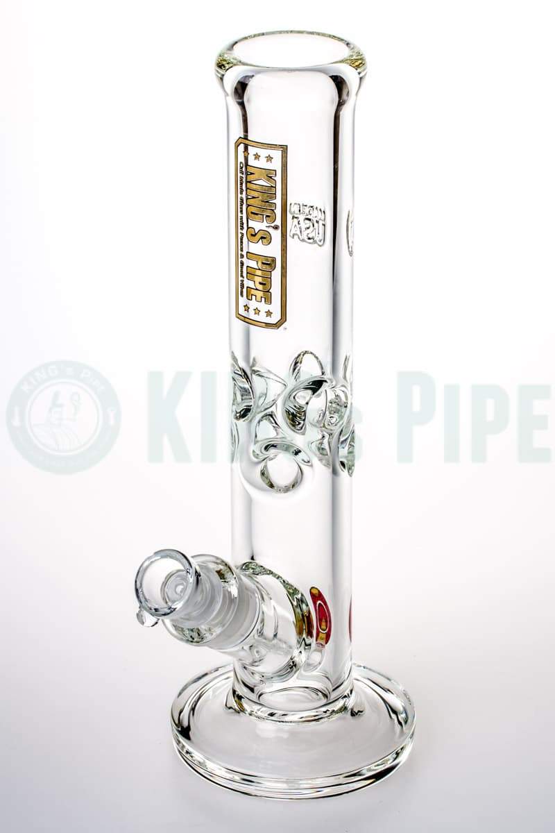 KING&#39;s Pipe Glass - 12&#39;&#39; 9mm Thick Straight Tube Bong