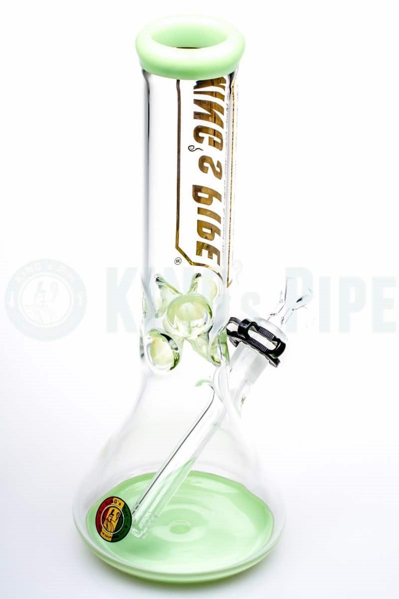 KING&#39;s Pipe Glass - 12&#39;&#39; Beaker Bong with Lime