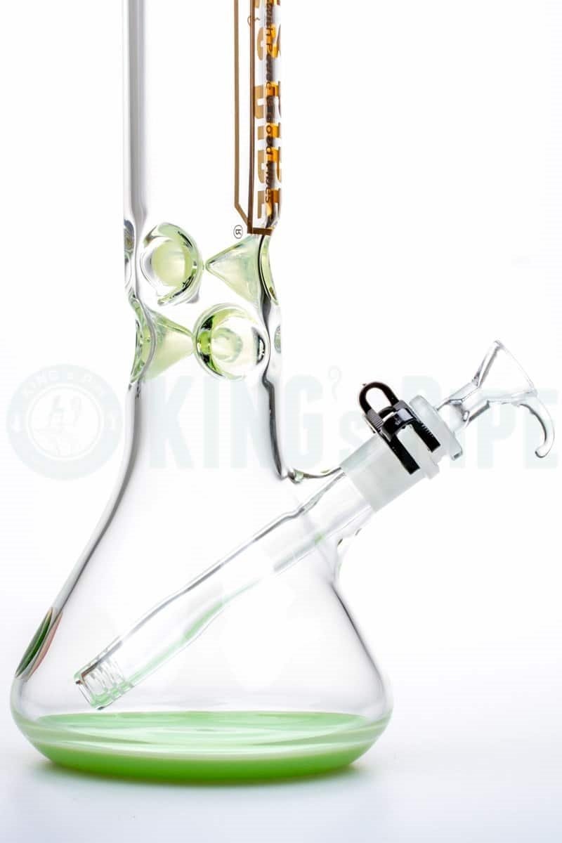 KING&#39;s Pipe Glass - 12&#39;&#39; Beaker Bong with Lime