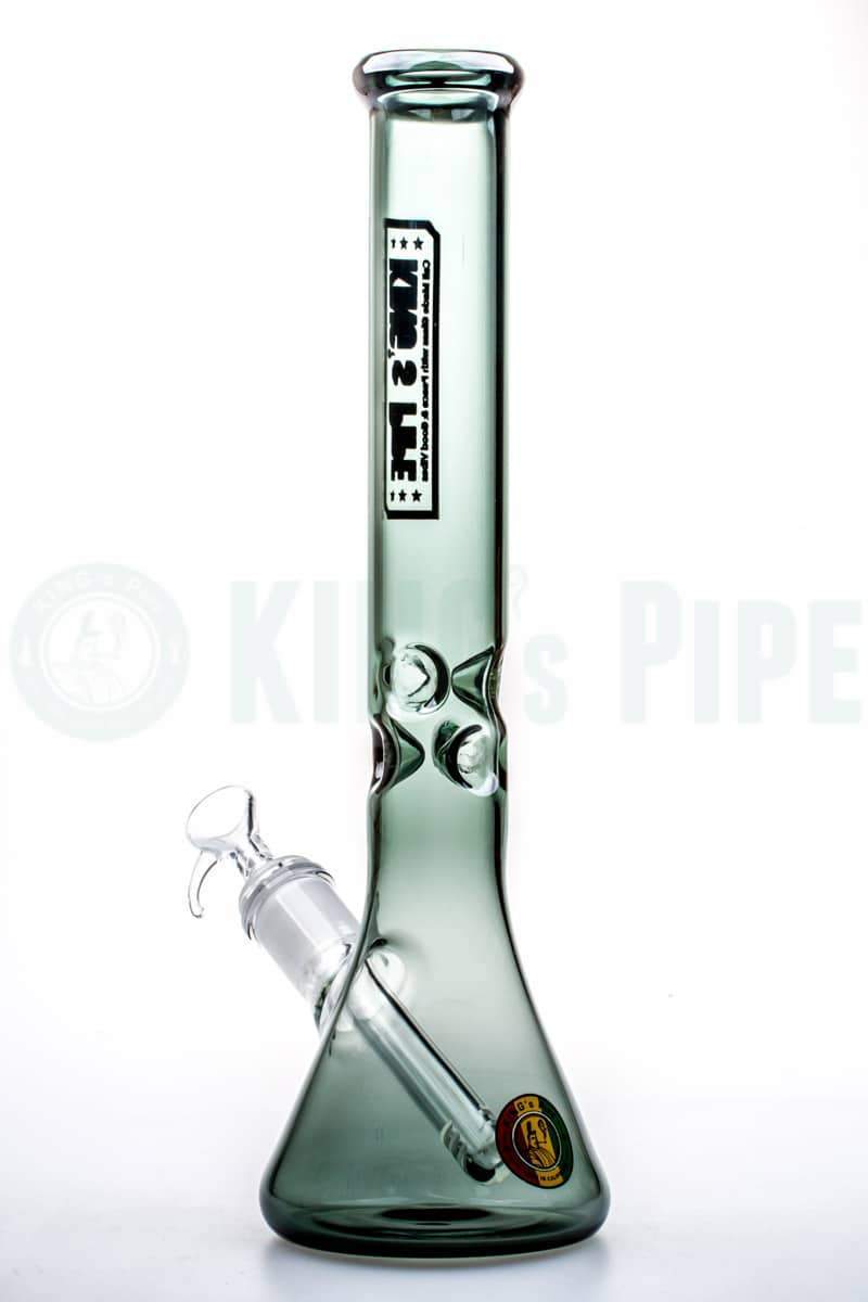 KING&#39;s Pipe Glass - 12&#39;&#39; Charcoal Skinny Beaker Bong