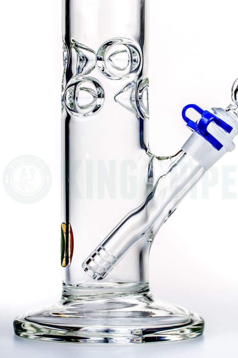 KING&#39;s Pipe Glass - 12&#39;&#39; Glass on Glass Straight Tube Bong