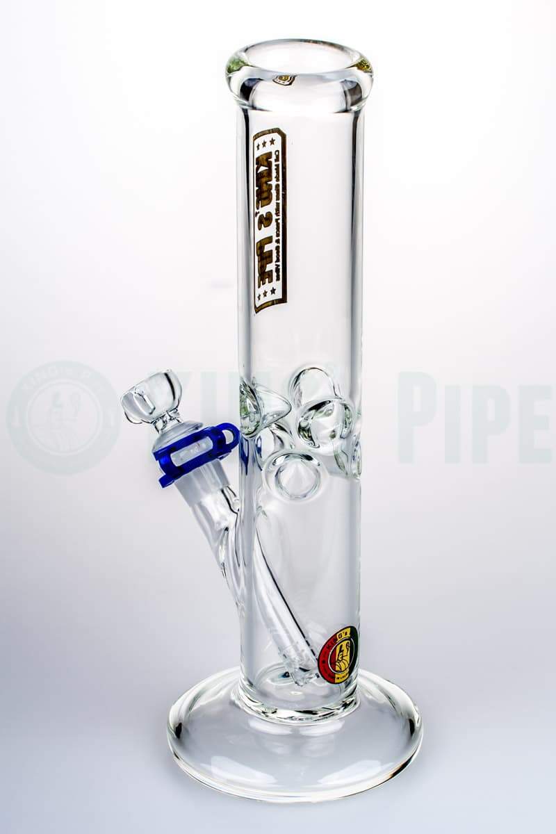 KING&#39;s Pipe Glass - 12&#39;&#39; Glass on Glass Straight Tube Bong