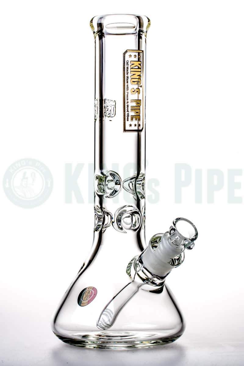 KING&#39;s Pipe Glass - 12 Inch 9mm Thick Beaker Bong