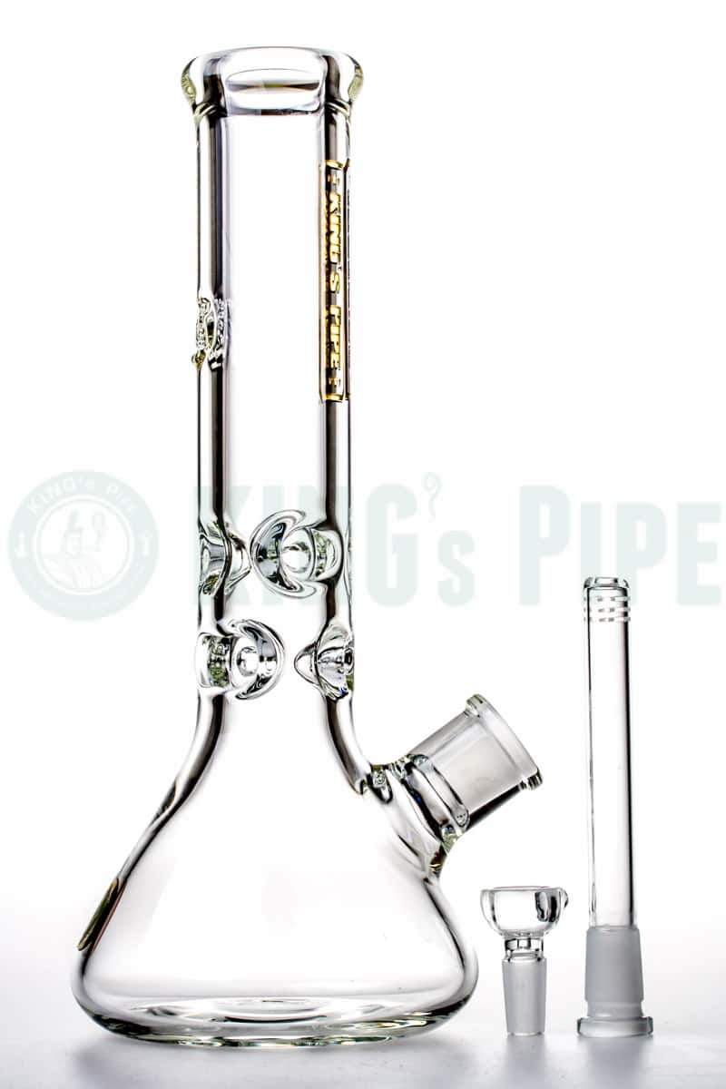 KING&#39;s Pipe Glass - 12 Inch 9mm Thick Beaker Bong