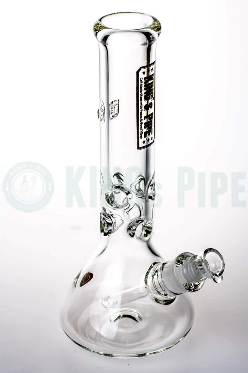 KING&#39;s Pipe Glass - 12 Inch 9mm Thick Beaker Bong