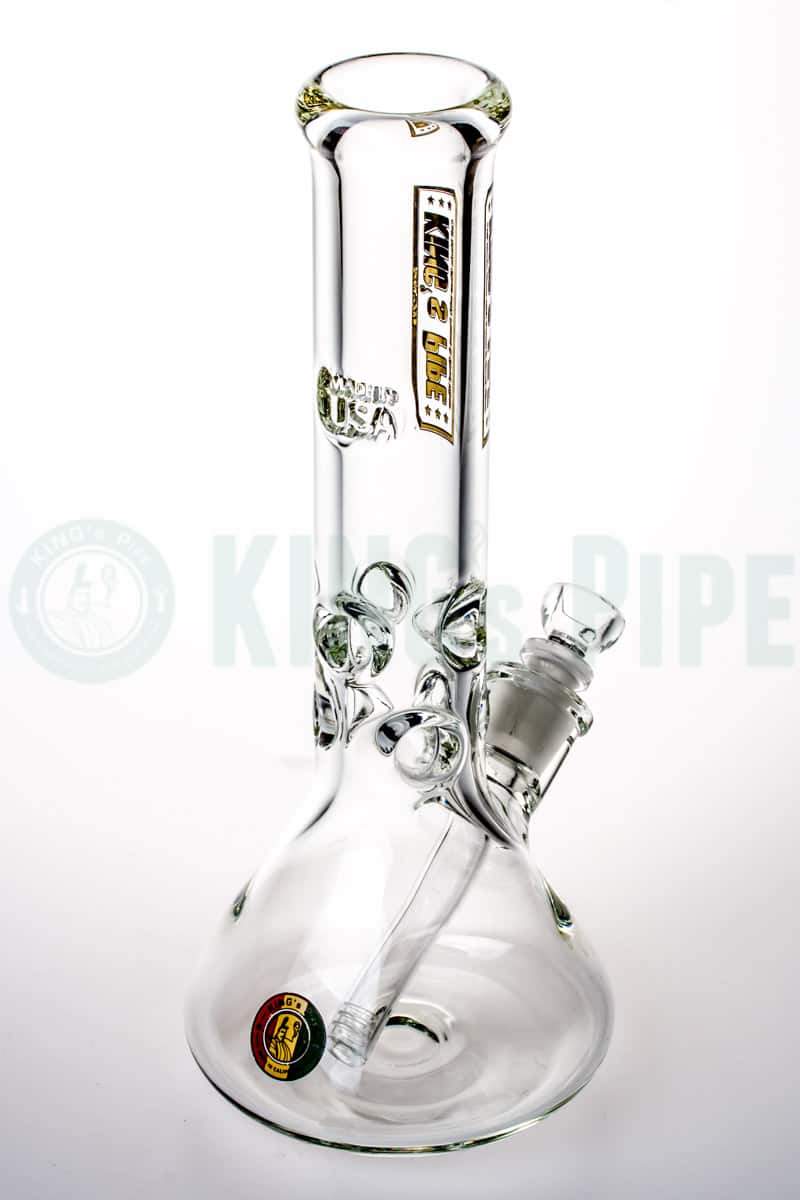 KING&#39;s Pipe Glass - 12 Inch 9mm Thick Beaker Bong