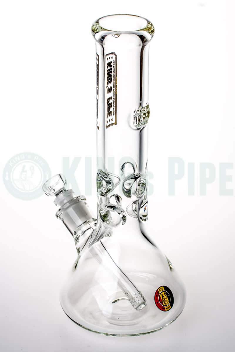 KING&#39;s Pipe Glass - 12 Inch 9mm Thick Beaker Bong