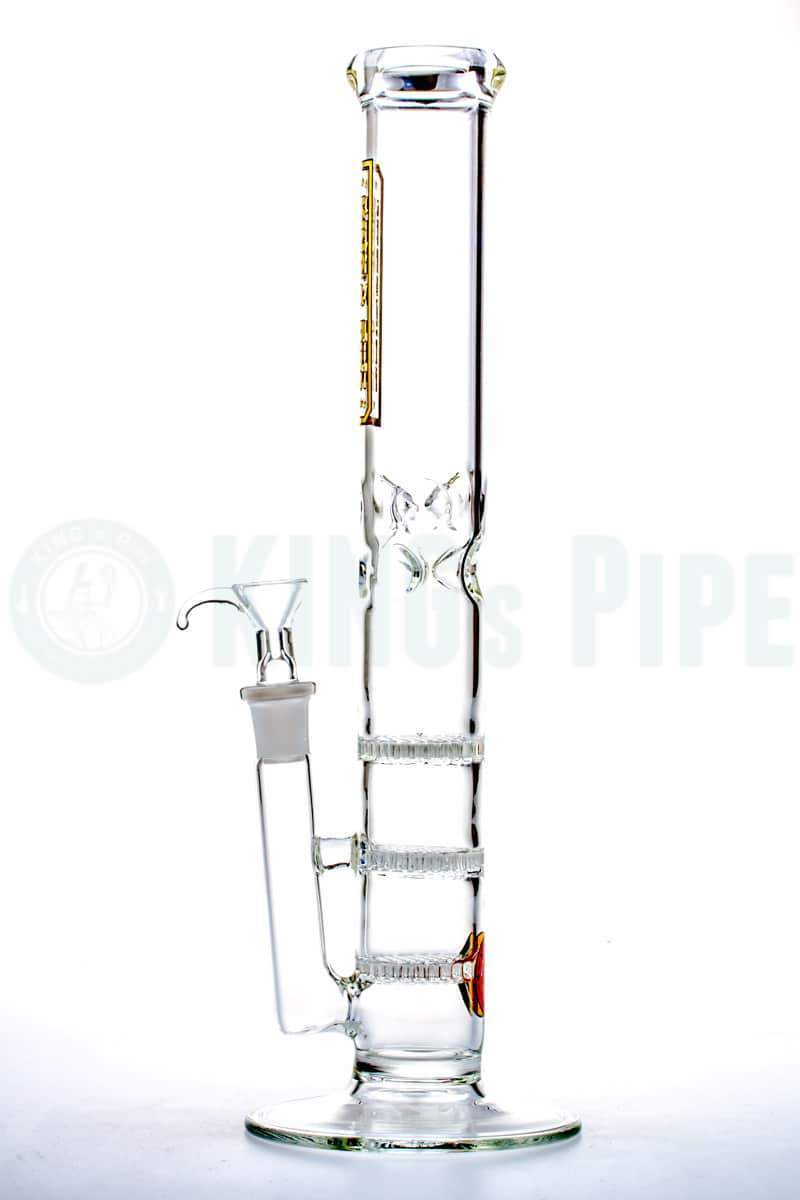 KING&#39;s Pipe Glass - 13&#39;&#39; Triple Honeycomb Skinny Water Bong