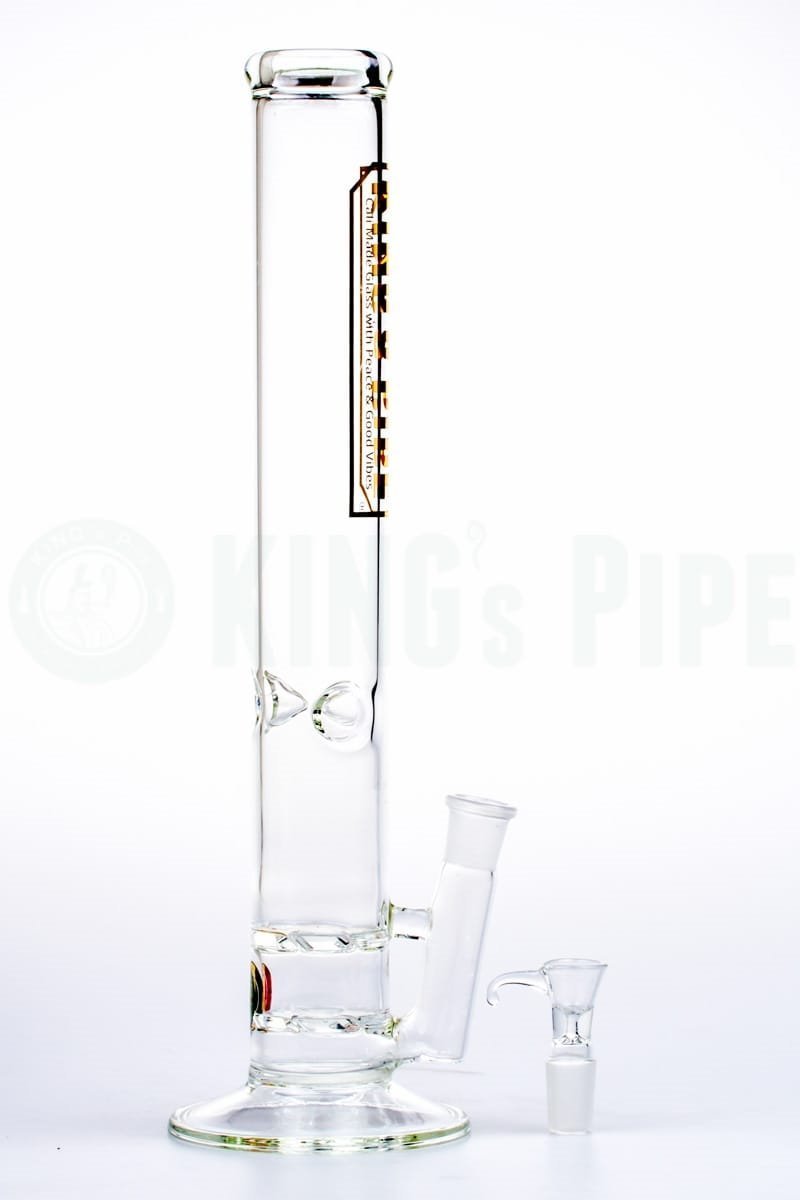 KING&#39;s Pipe Glass - 16&#39;&#39; Double Tornado Straight Water Bong