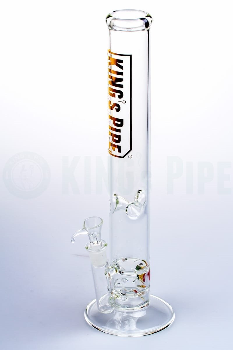 KING&#39;s Pipe Glass - 16&#39;&#39; Double Tornado Straight Water Bong