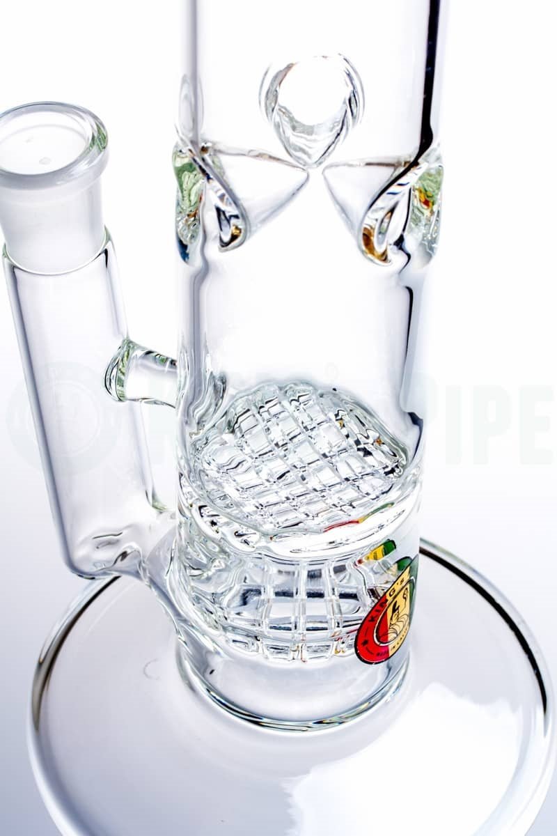 KING&#39;s Pipe Glass - 16&#39;&#39; Double Waffle Straight Bong