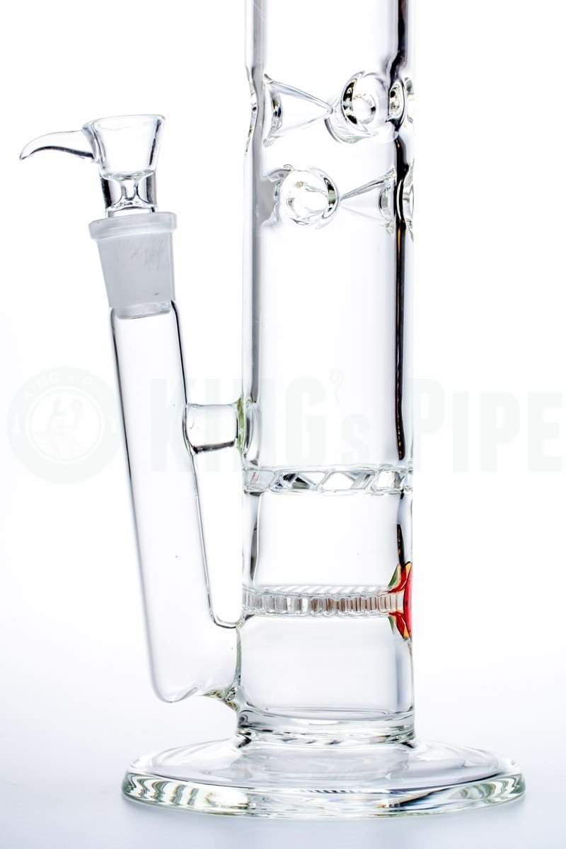 KING&#39;s Pipe Glass - 16&#39;&#39; Honeycomb to Tornado Straight Bong