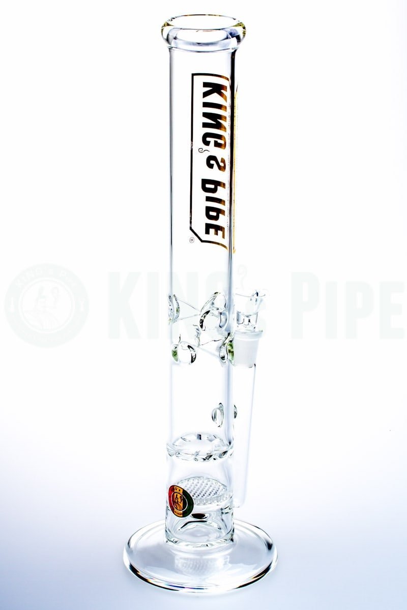 KING&#39;s Pipe Glass - 16&#39;&#39; Honeycomb to Tornado Straight Bong