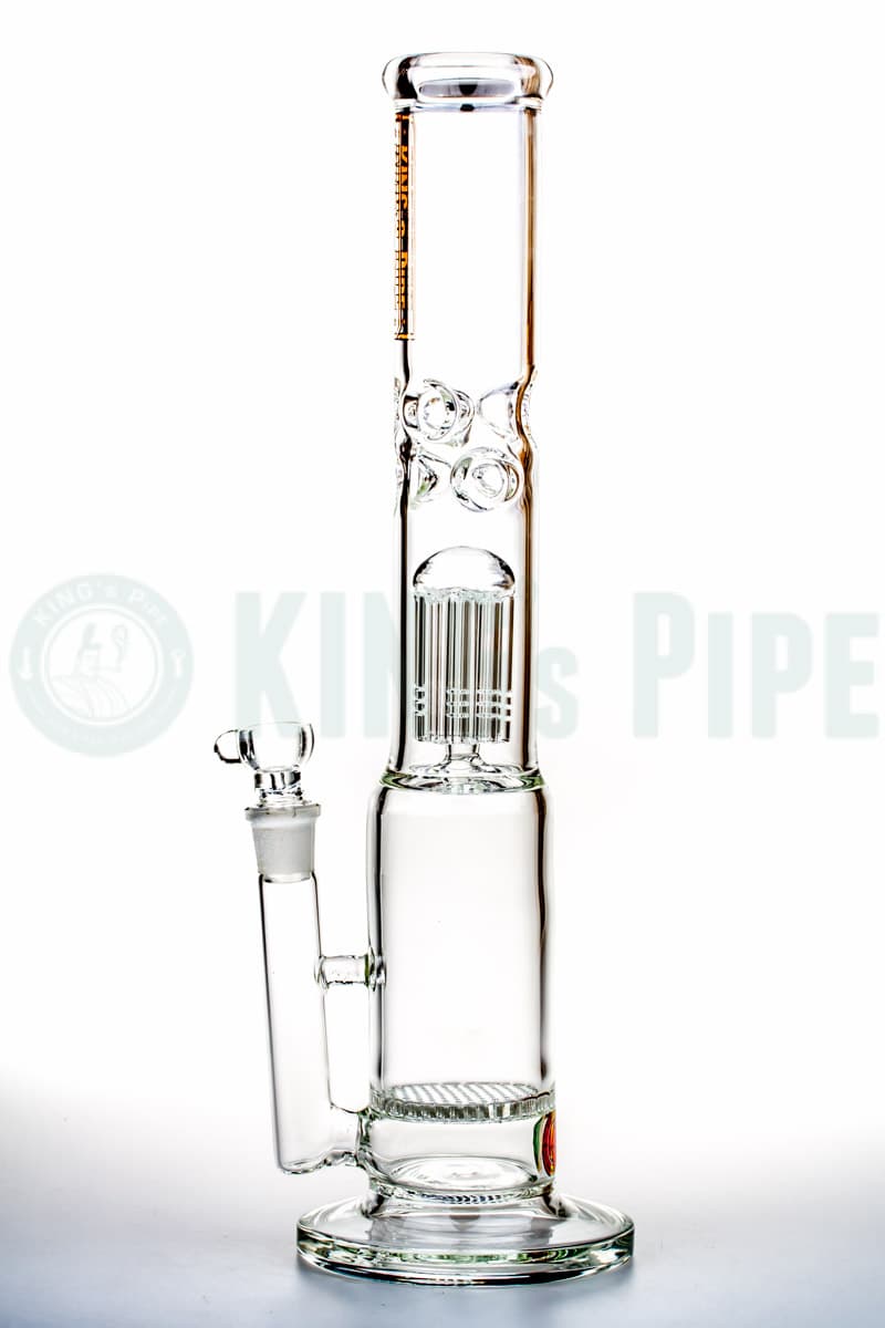 KING&#39;s Pipe Glass - 16&quot; Honeycomb to Tree Perc Water Bong