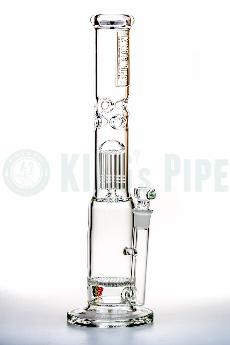 KING&#39;s Pipe Glass - 16&quot; Honeycomb to Tree Perc Water Bong