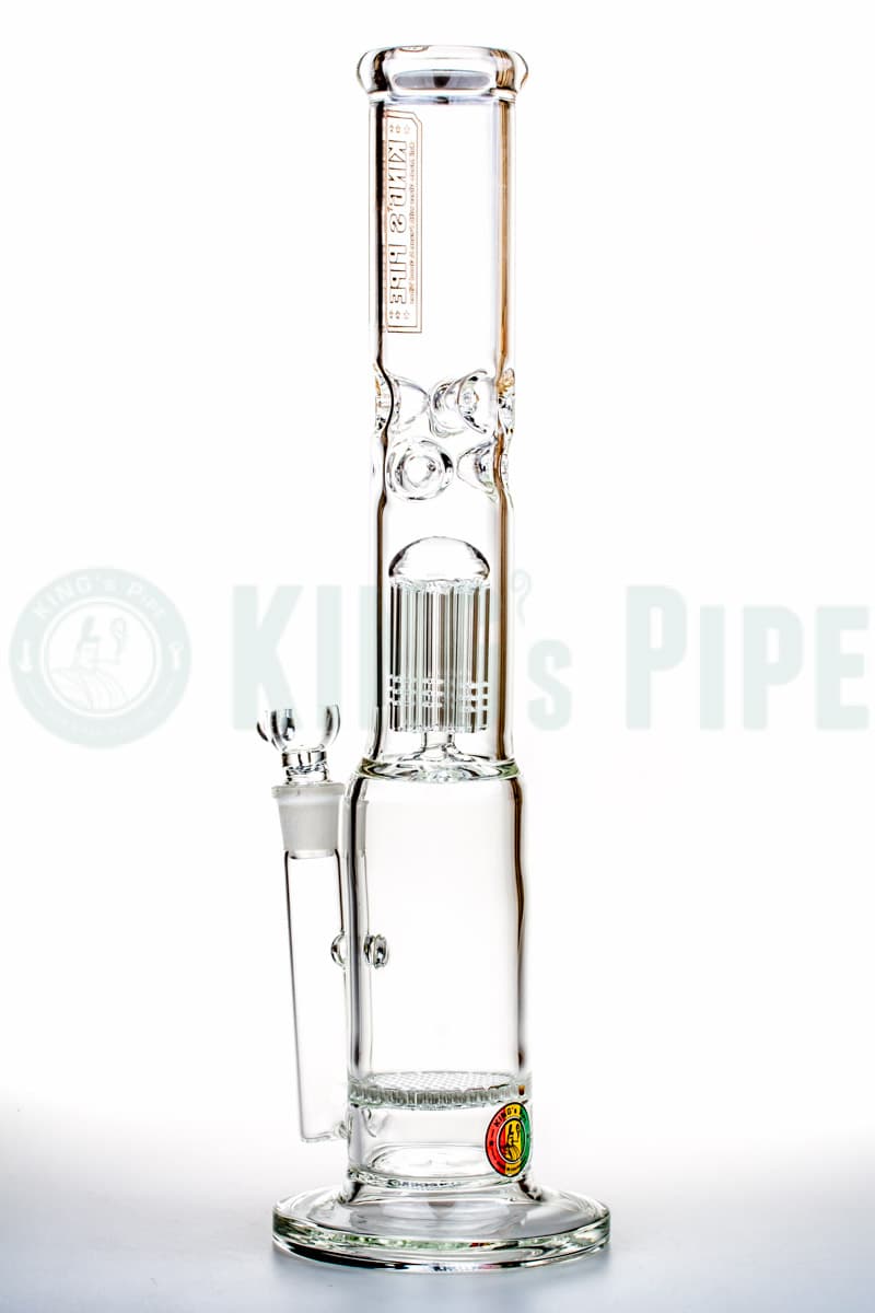 KING&#39;s Pipe Glass - 16&quot; Honeycomb to Tree Perc Water Bong