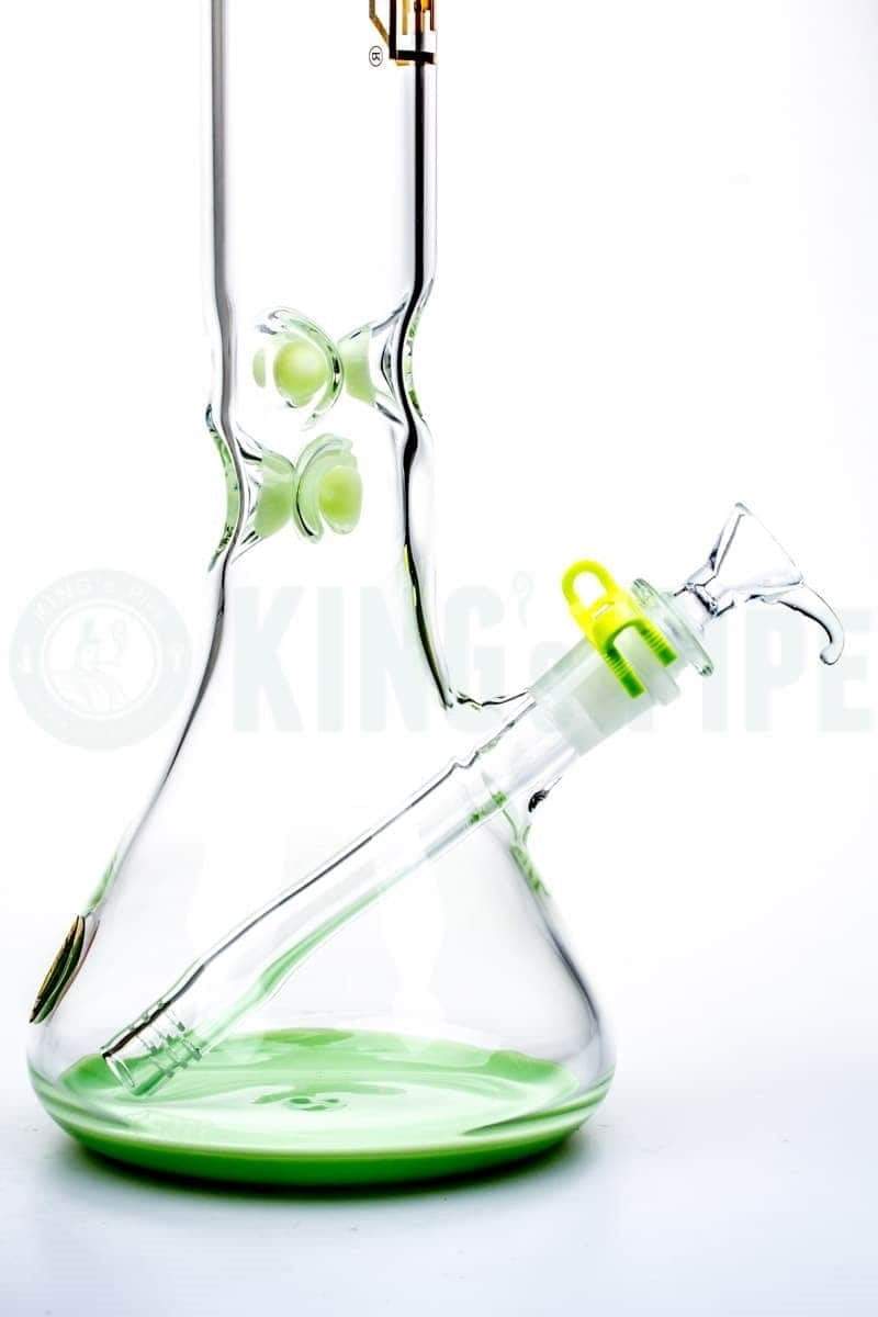 KING&#39;s Pipe Glass - 16 Inch Beaker Bong with Lime