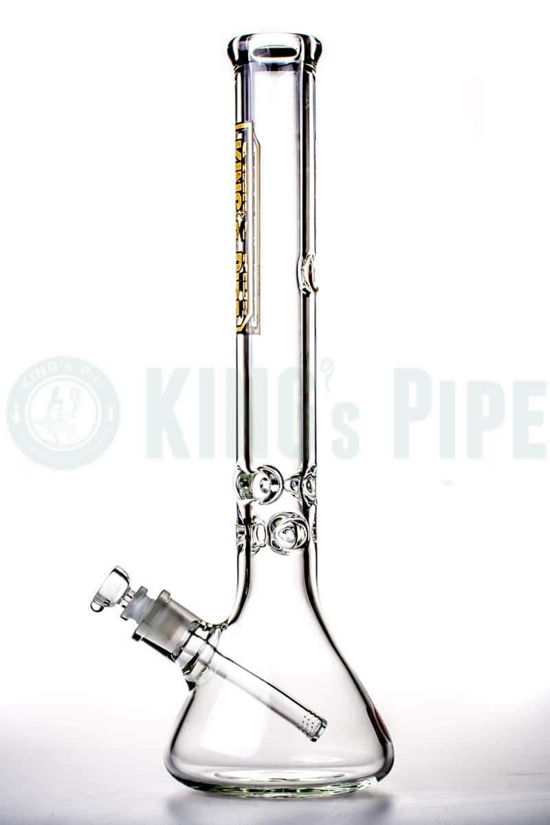 KING&#39;s Pipe Glass - 18 inch 9mm Thick Glass Beaker Bong