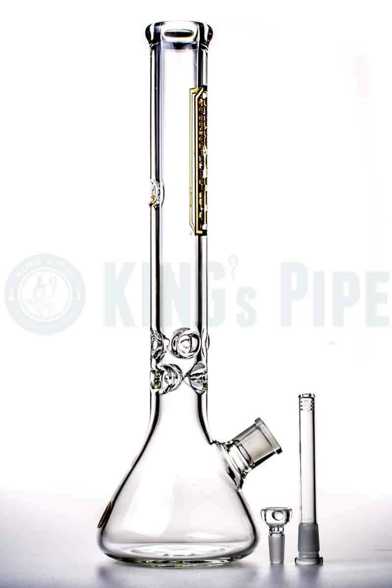 KING&#39;s Pipe Glass - 18 inch 9mm Thick Glass Beaker Bong