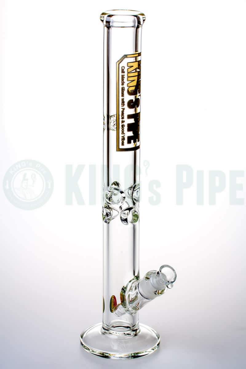 KING&#39;s Pipe Glass - 18 Inch 9mm Thick Straight Tube Water Bong