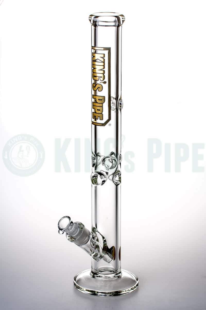 KING&#39;s Pipe Glass - 18 Inch 9mm Thick Straight Tube Water Bong