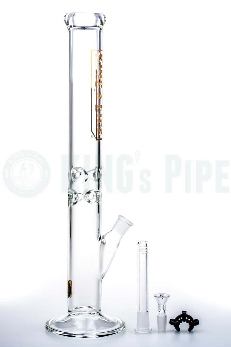 KING&#39;s Pipe Glass - 18 Inch Straight Tube Water Bong